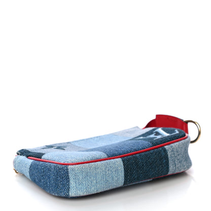 Louis Vuitton Denim Micro Pochette Accessories Denim Rouge 4 of 11
