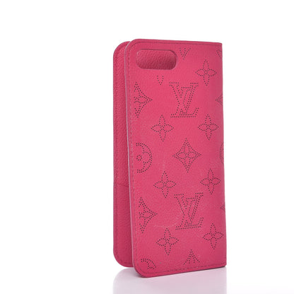 Louis Vuitton Monogram Cuir iPhone 8 Plus Folio Case Fuchsia 3 of 11