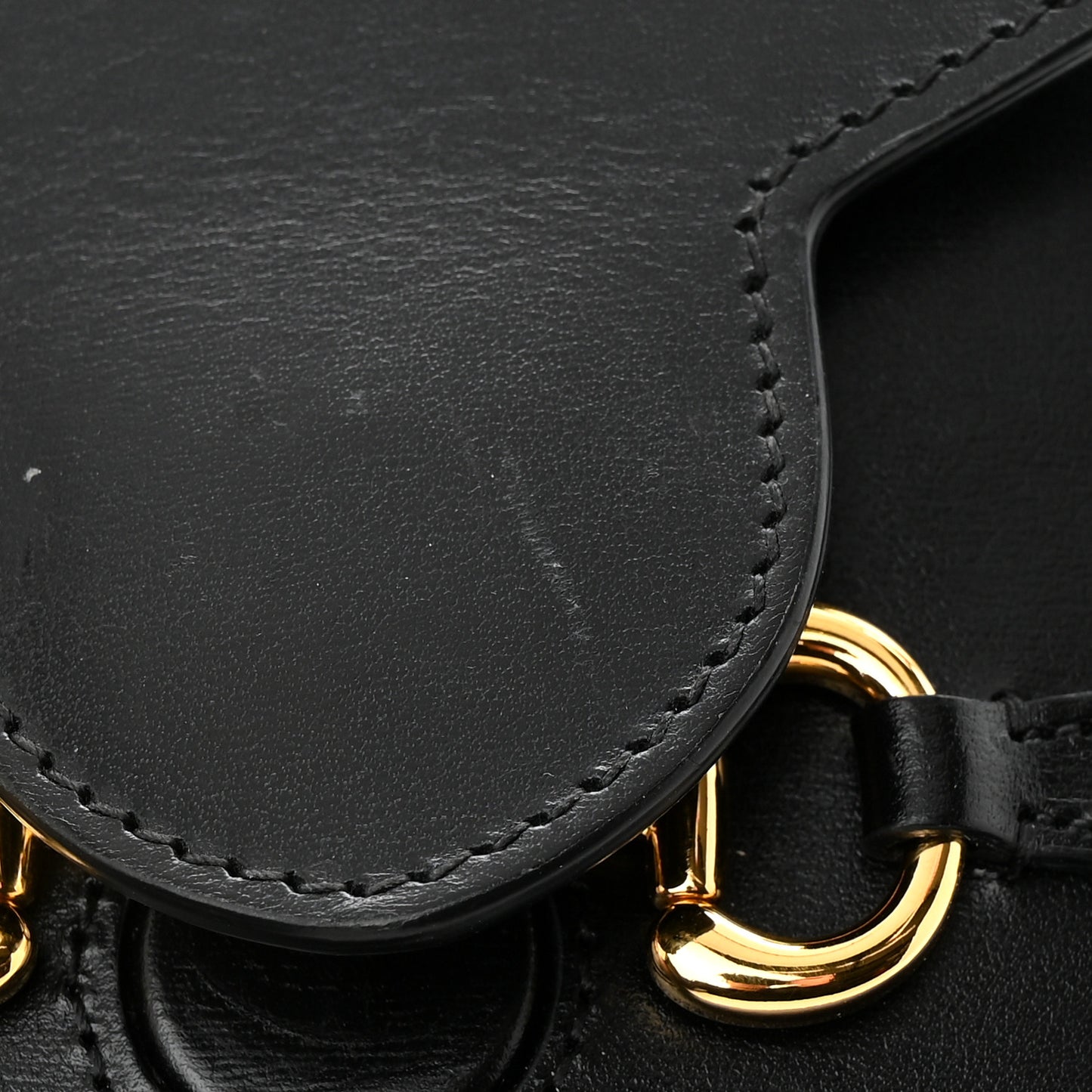 Boarded Plutone Calfskin Mini Horsebit 1955 Crossbody Bag Black