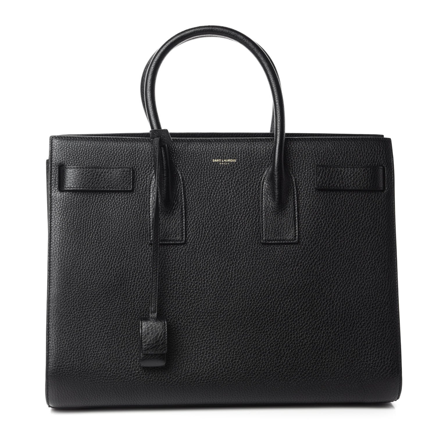Saint Laurent Grained Calfskin Large Sac De Jour Carryall Black 1 of 10