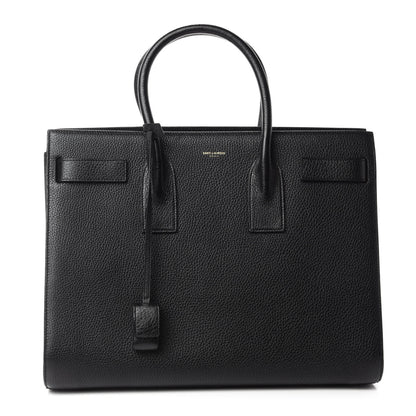 Saint Laurent Grained Calfskin Large Sac De Jour Carryall Black 1 of 10