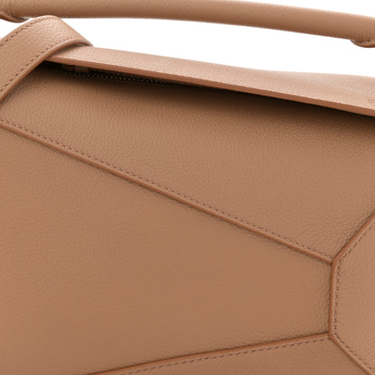 Loewe Grained Calfskin Small Puzzle Edge Bag Toffee 8 of 10