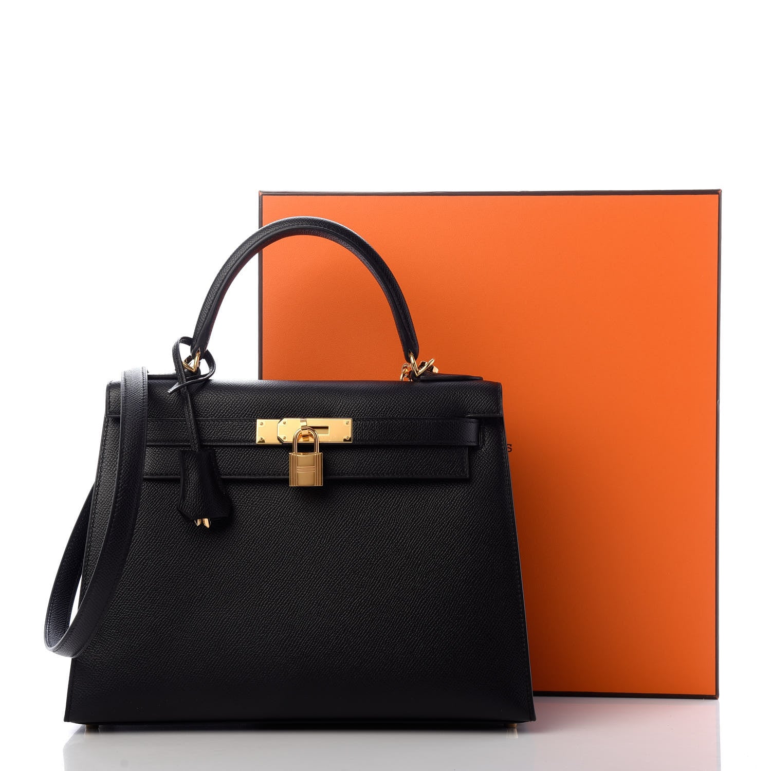 Hermes Epsom Kelly Sellier 28 Black 12 of 12