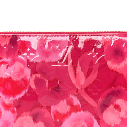 Louis Vuitton Vernis Ikat Pochette Accessories NM Rose Indien 8 of 10