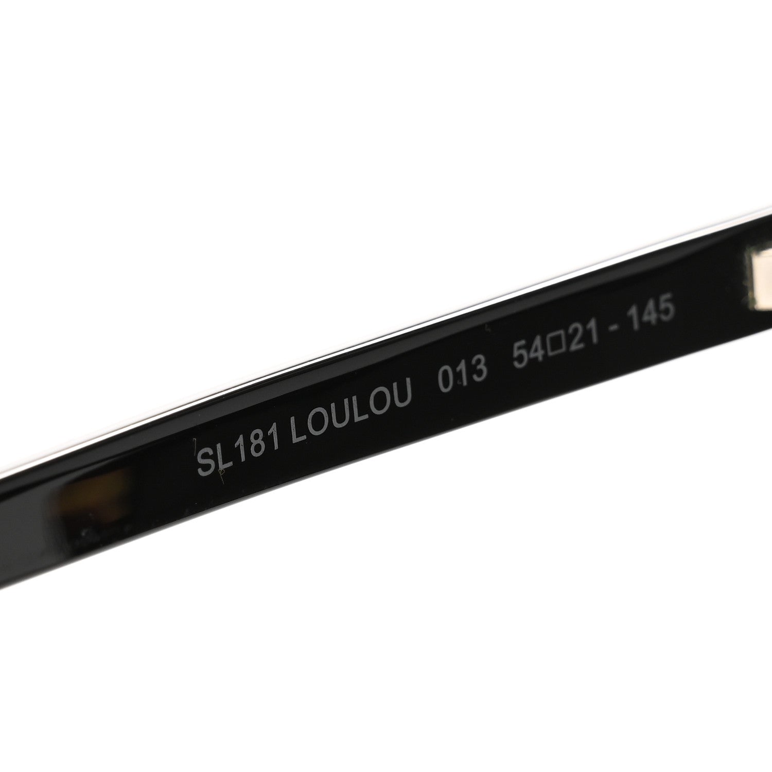 Saint Laurent Acetate Heart Frame Loulou SL181 Sunglasses Black White Havana 7 of 10