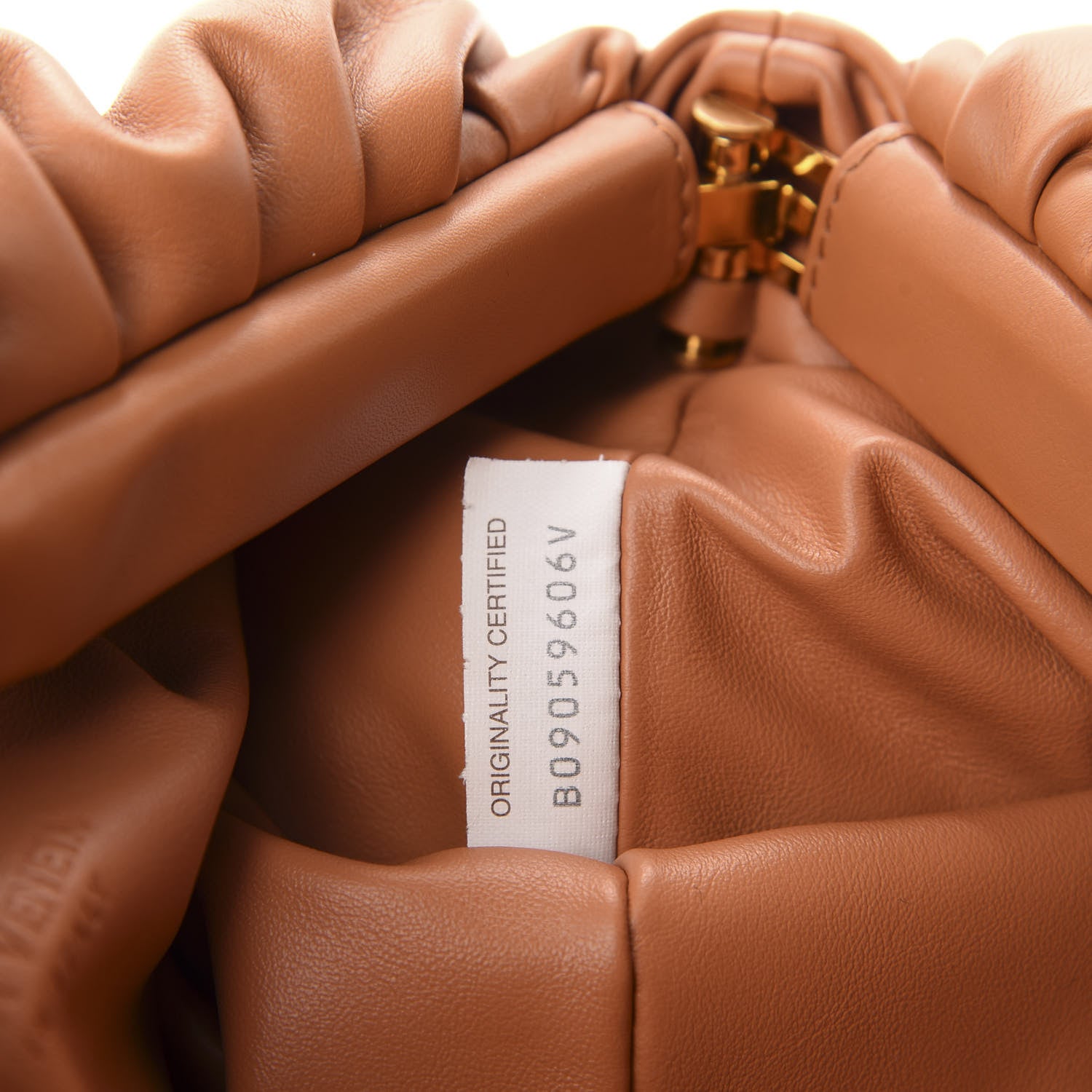 Bottega Veneta Calfskin The Pouch Chain Clay 9 of 10
