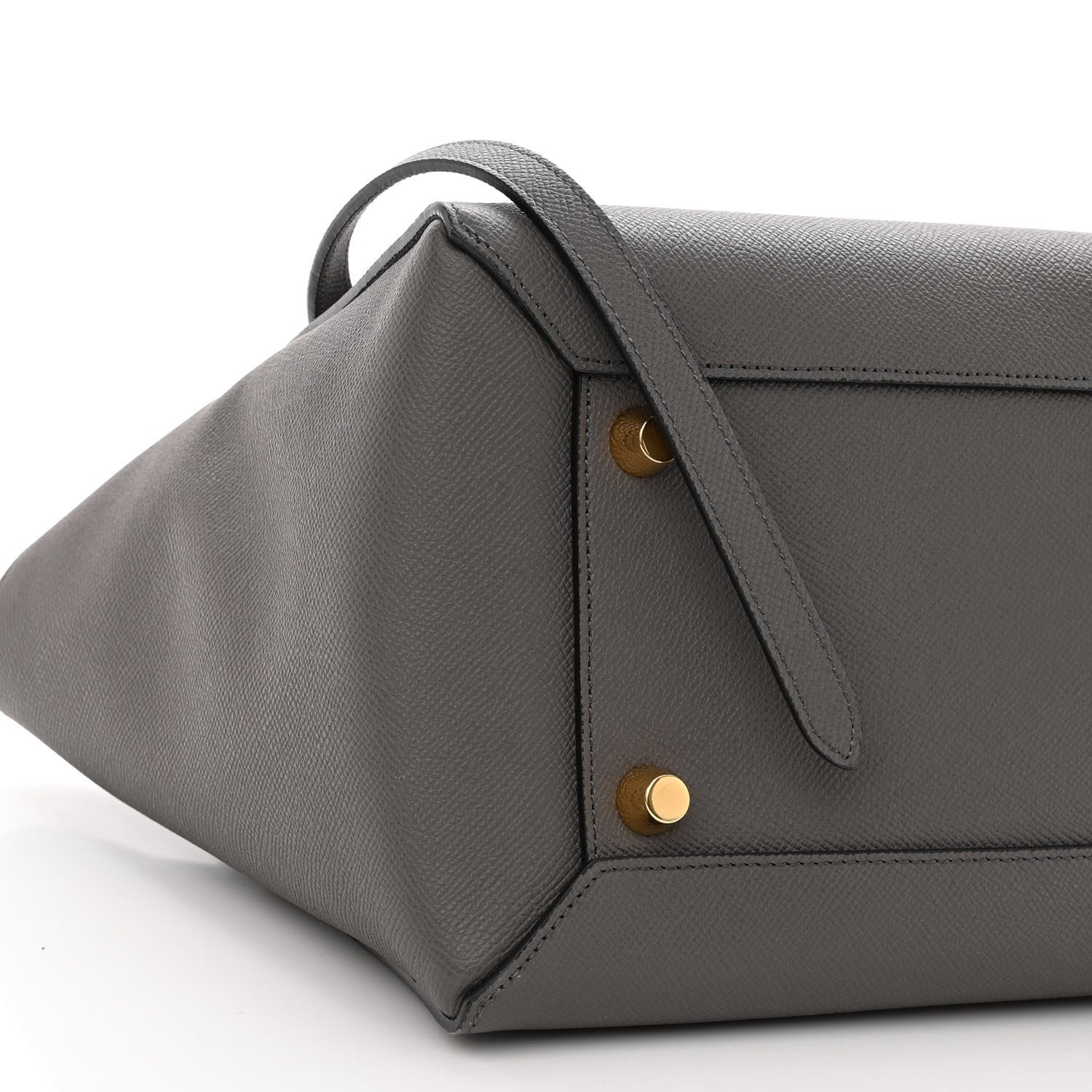Celine Grained Calfskin Mini Belt Bag Grey 8 of 9