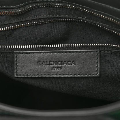 Balenciaga Smooth Calfskin Metallic Patent Giant 12 Silver Hardware City Vert Poker Fonce 7 of 13