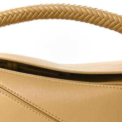 Loewe Calfskin Small Woven Puzzle Bag Sahara 8 of 11