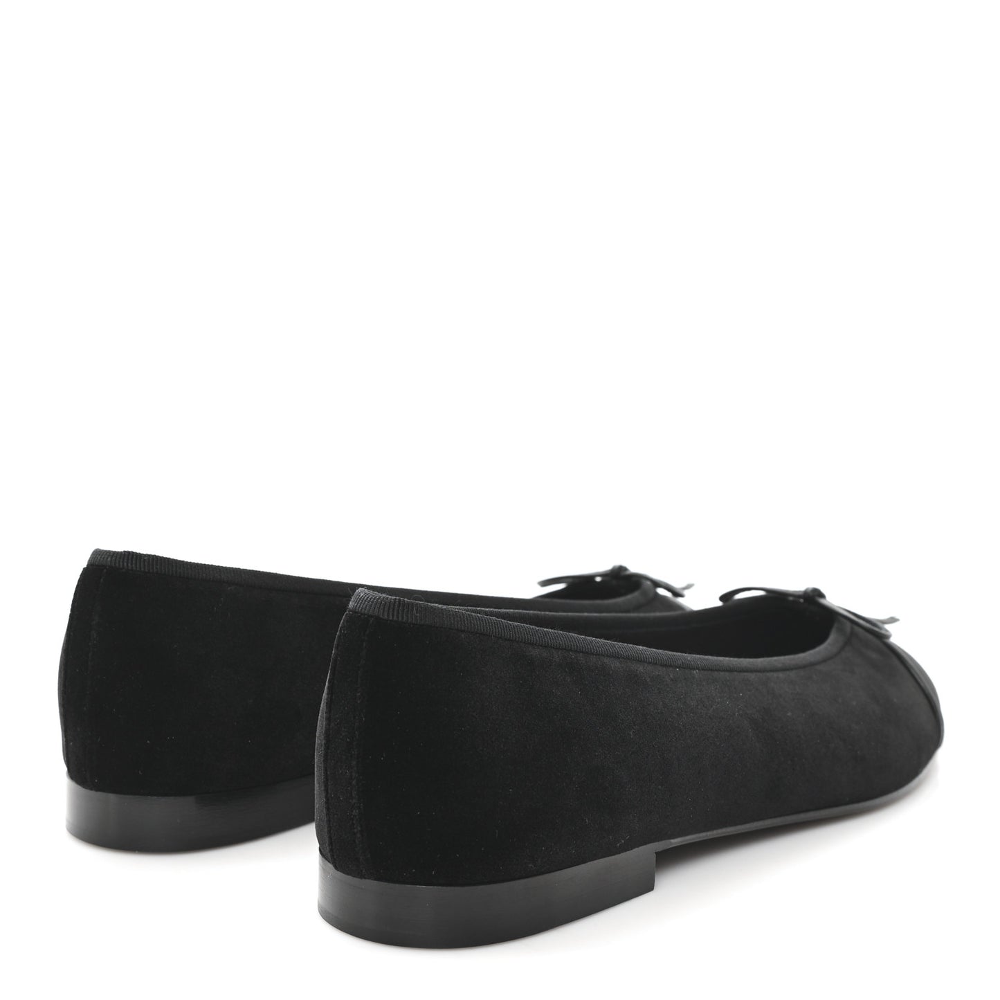 Suede Cap Toe CC Ballerina Flats 41 Black