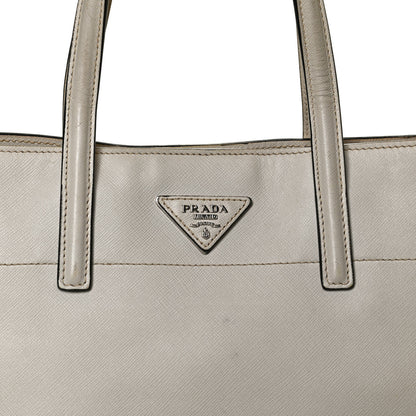 Prada Saffiano Soft Tote Talco 7 of 10