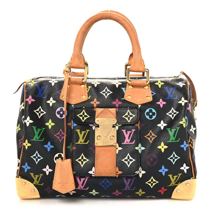 Louis Vuitton Monogram Multicolor Speedy 30 Black 1 of 12