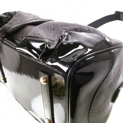 Louis Vuitton Cuir Patent Embossed Monogram Stephen Bag Grey 5 of 9