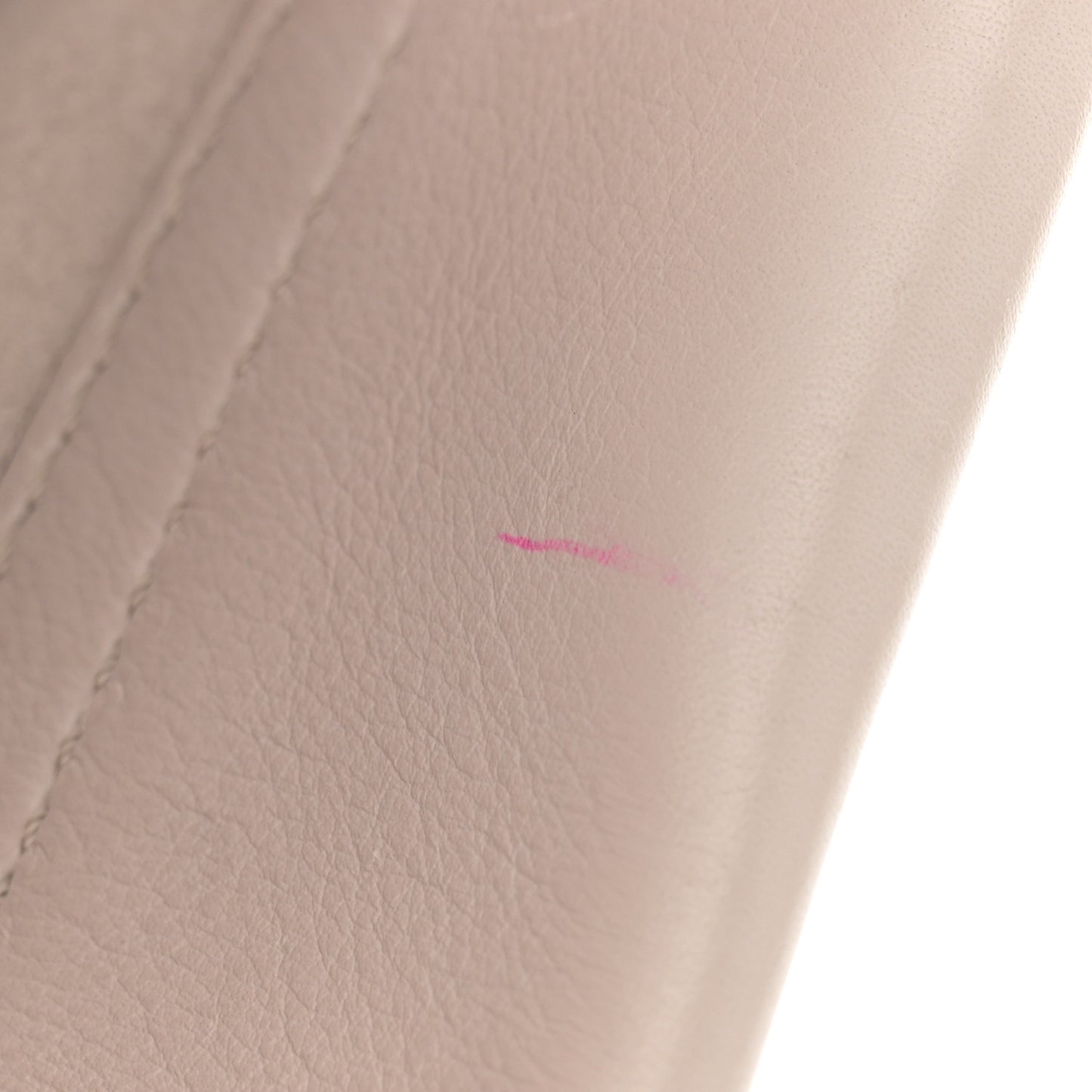 Vitello Seta Shiny Nappa Medium Peekaboo Iconic Satchel Grigio Polvere Bois de Rose
