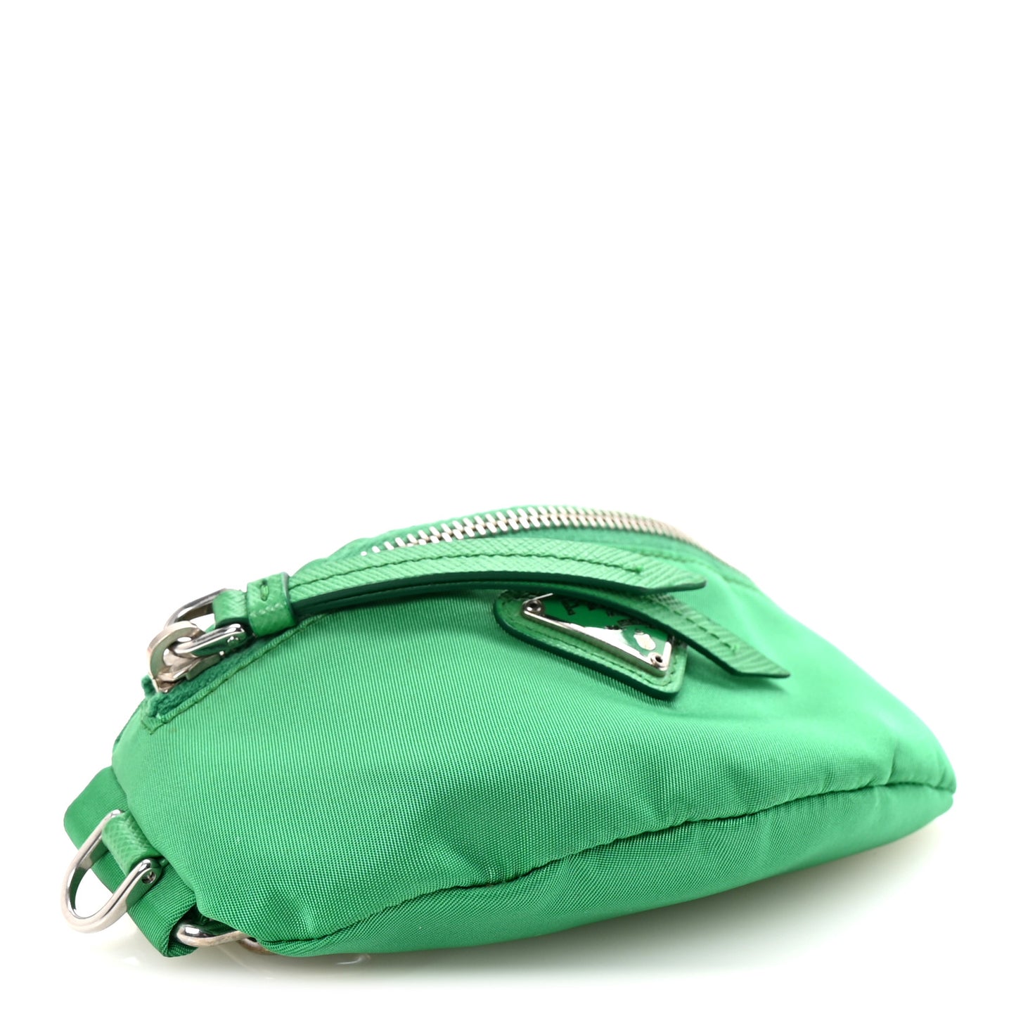 Tessuto Nylon Wrist Pouch Green
