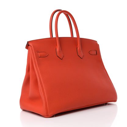 Hermes Togo Birkin 35 Capucine 3 of 10
