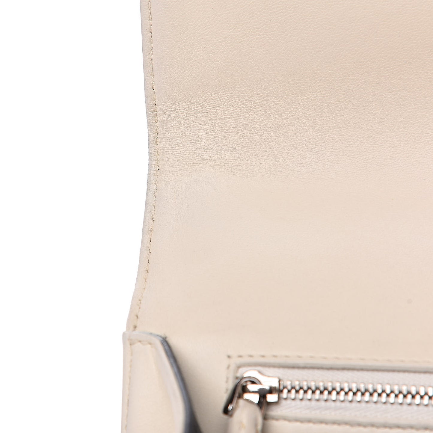 Lambskin Sequin Medium Diorama Flap Bag White