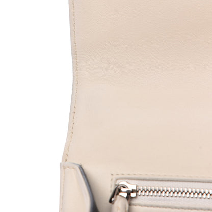 Christian Dior Lambskin Sequin Medium Diorama Flap Bag White 15 of 16