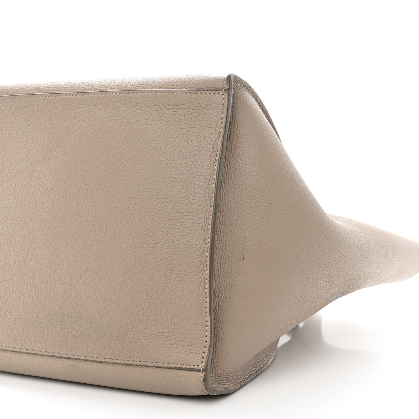 Supple Grained Calfskin Small Big Bag Light Taupe