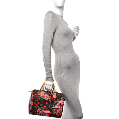 Louis Vuitton Monogram Jungle Dots Speedy 30 Sugar Pink Poppy 2 of 11