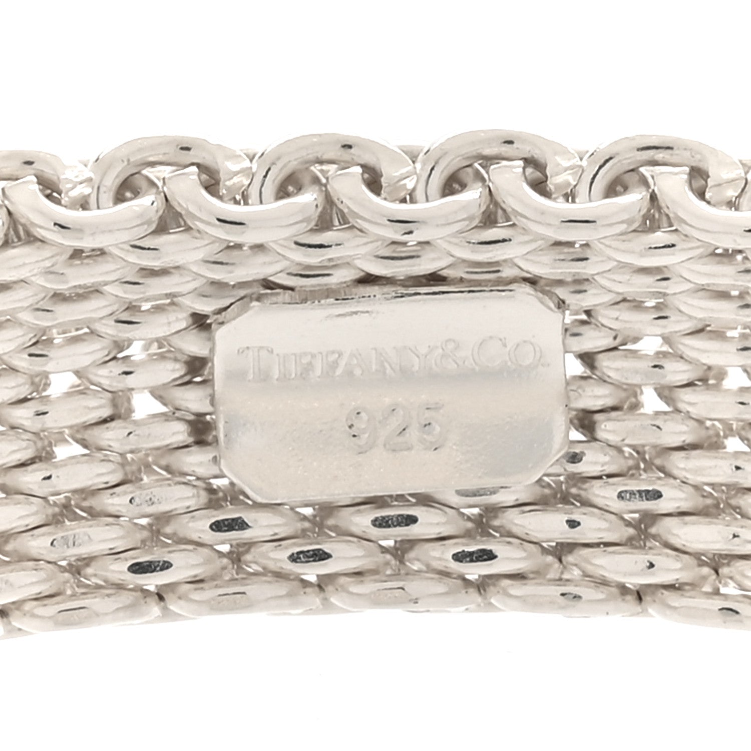 Tiffany Sterling Silver Somerset Mesh Bracelet 3 of 3