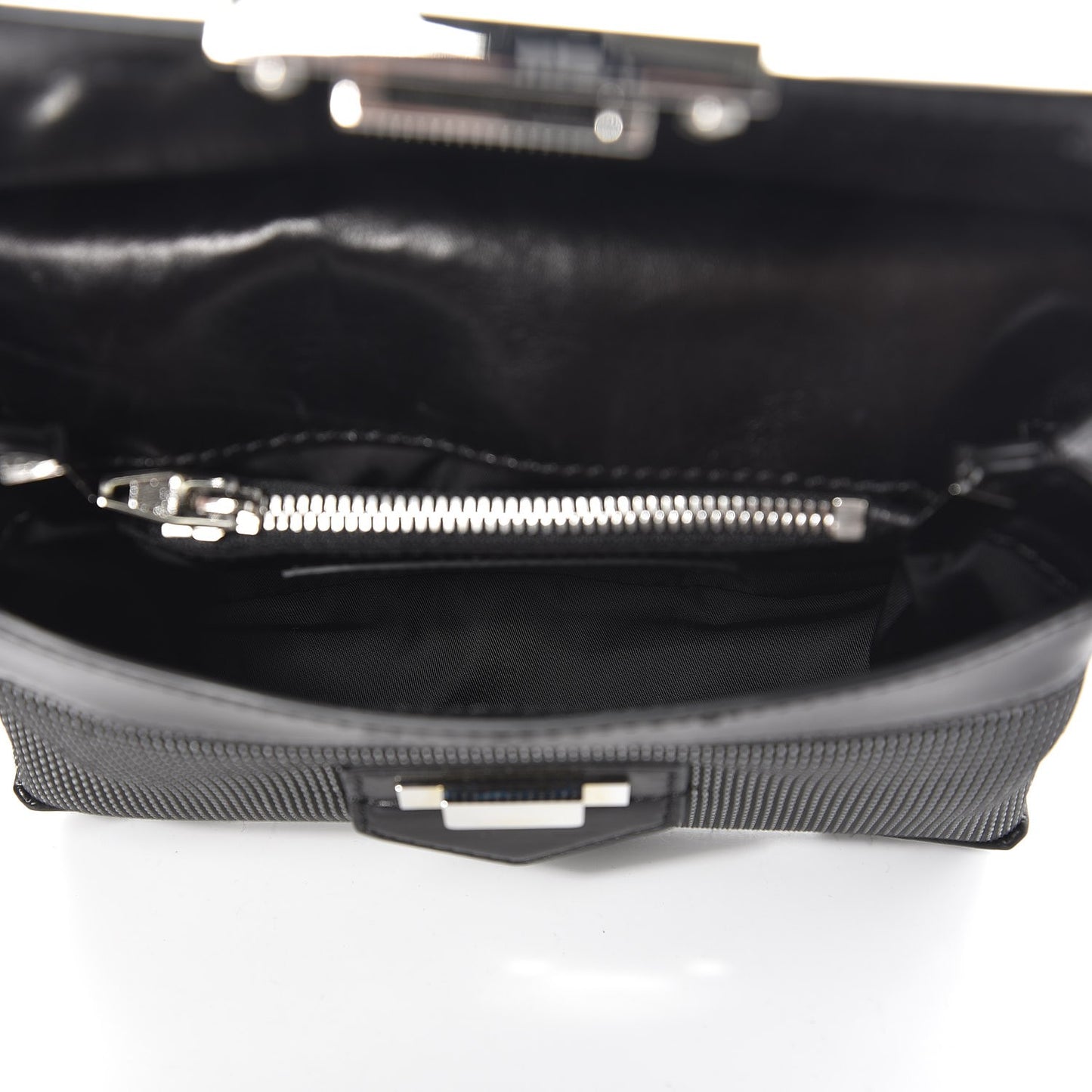 Calfskin Neoprene Small Marion Tote Black
