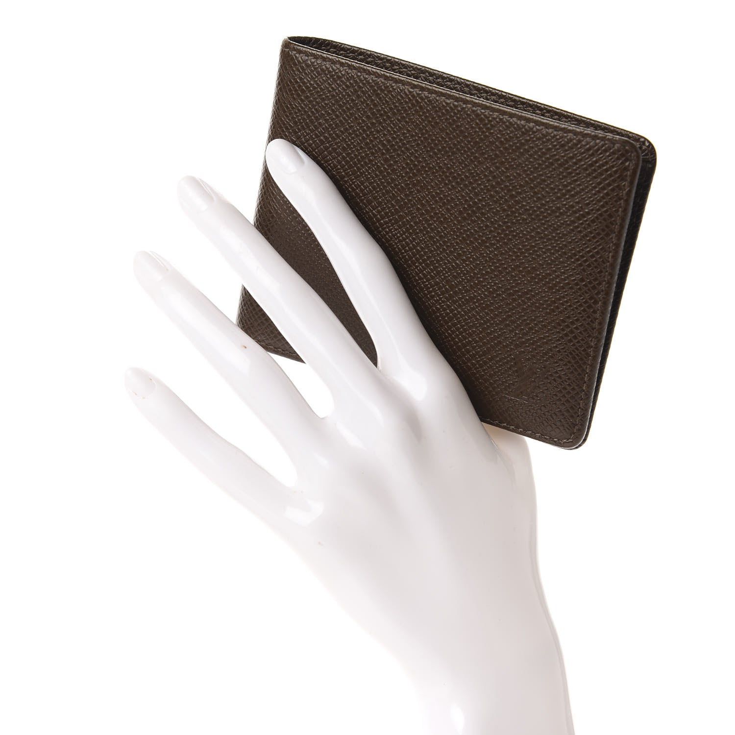 Louis Vuitton Taiga Billfold 6 Credit Card Wallet Grizzli 3 of 8