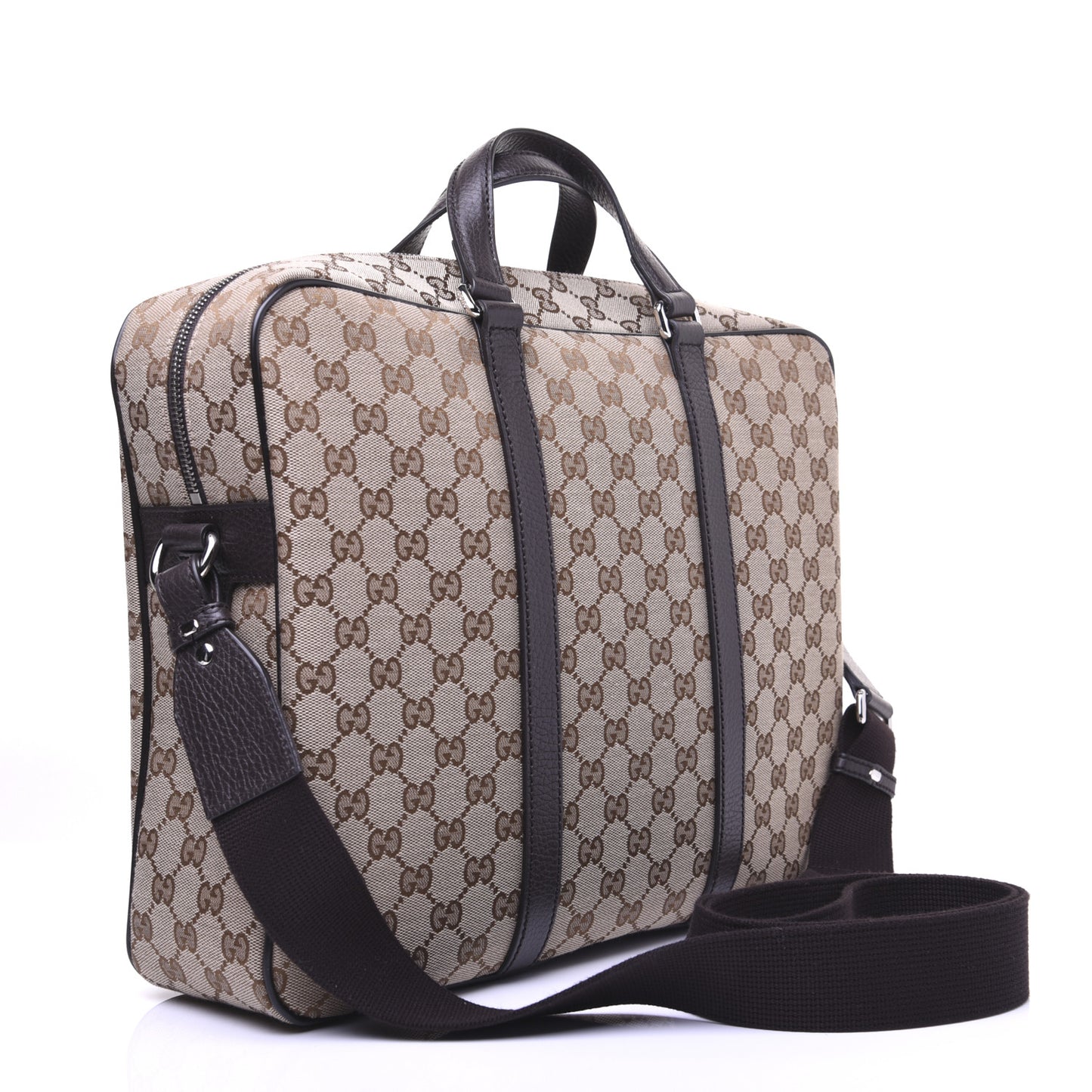 Monogram Briefcase Dark Brown