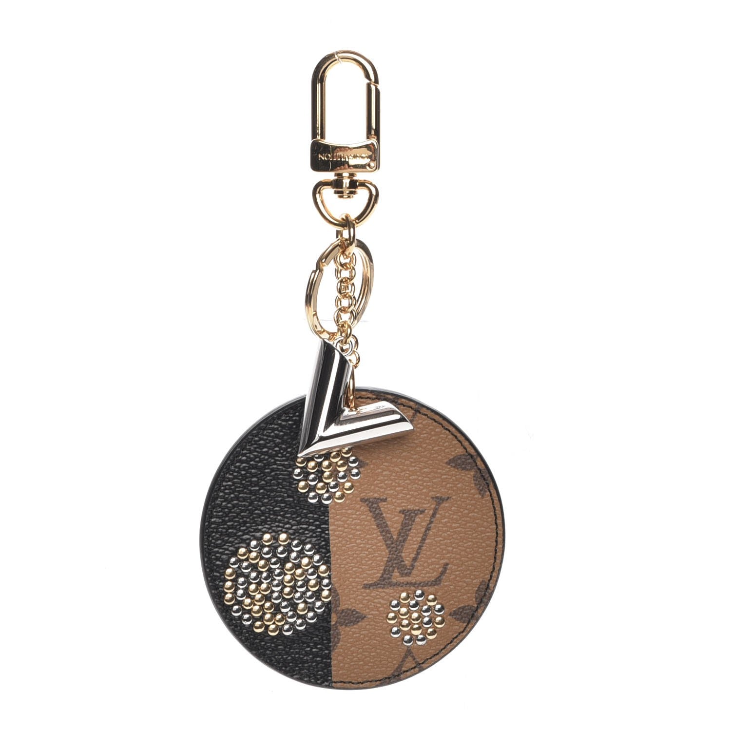 Louis Vuitton Reverse Monogram Night Lights Bag Charm Key Ring 1 of 3