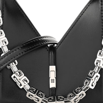 Givenchy Brushed Calfskin Micro Cut Out Shoulder Bag Black 7 of 8