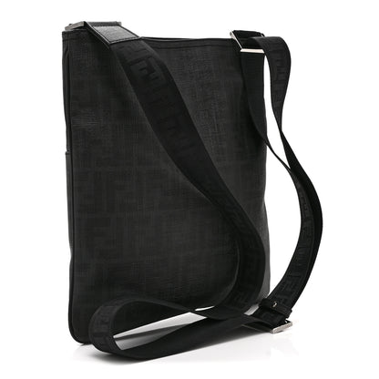 Fendi Zucca Spalmati Messenger Bag Black 3 of 10