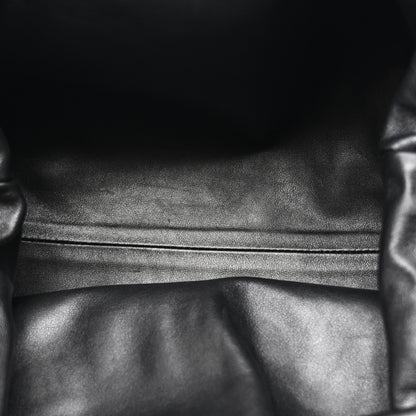 Bottega Veneta Smooth Butter Calf The Pouch Oversized Clutch Black 5 of 8