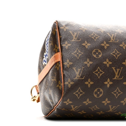 Louis Vuitton Monogram Patches Speedy Bandouliere 30 8 of 11