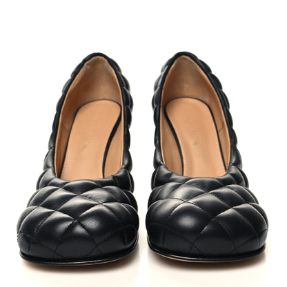 Bottega Veneta Nappa Matelasse Padded Dream Pumps 40.5 Black 2 of 8
