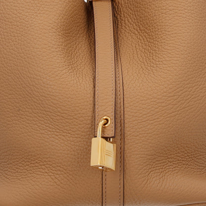 Hermes Taurillon Clemence Picotin Lock 22 MM Biscuit 8 of 10