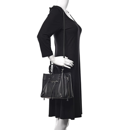 Balenciaga Veau Papier A6 Zip Around Tote Black 2 of 9