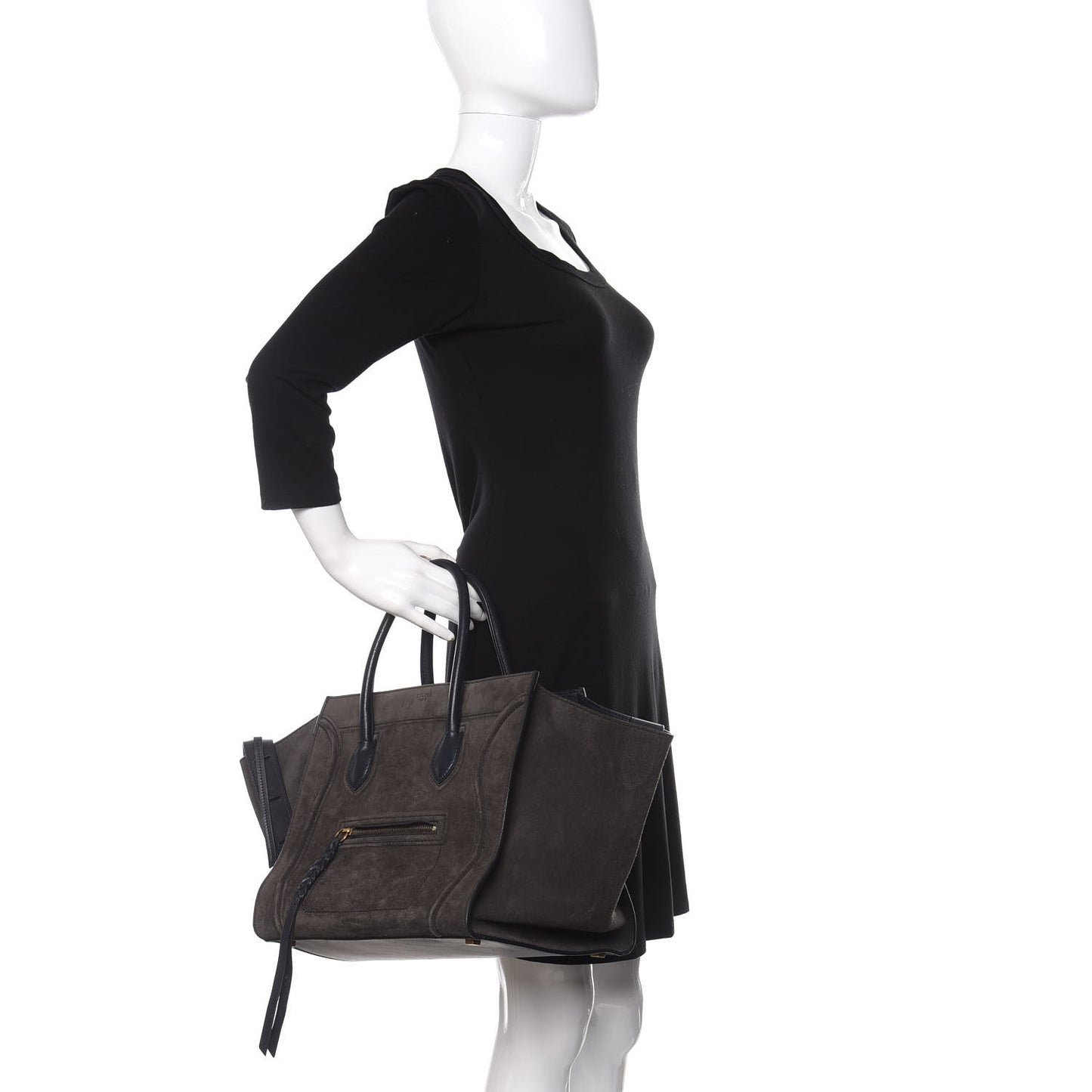 Suede Medium Phantom Luggage Anthracite