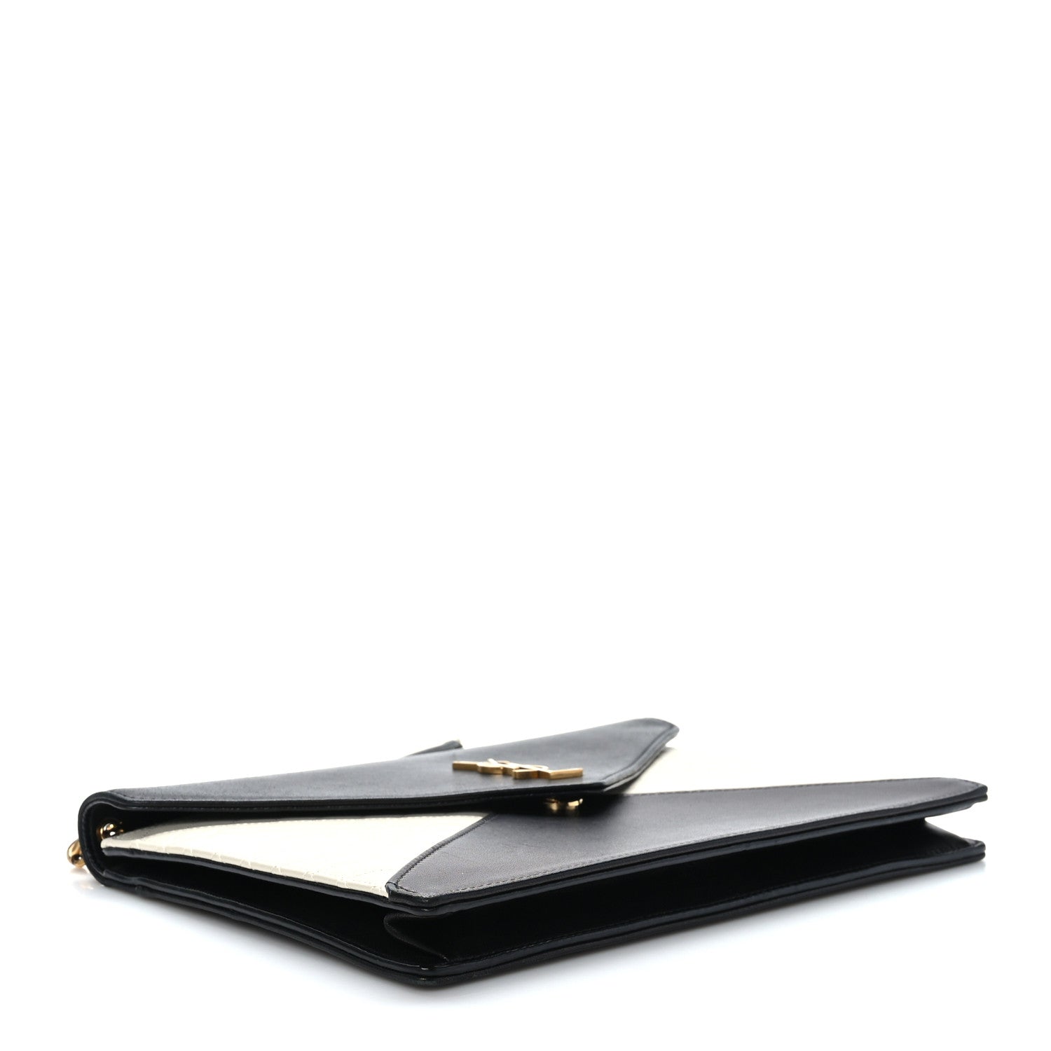 Saint Laurent Vintage Lambskin Gaby Chain Bag Black 4 of 9