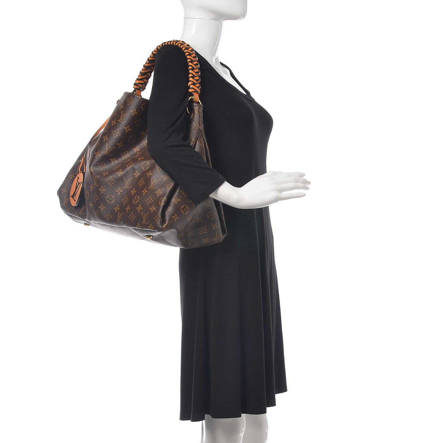 Monogram Braided Artsy MM Safran Imperial