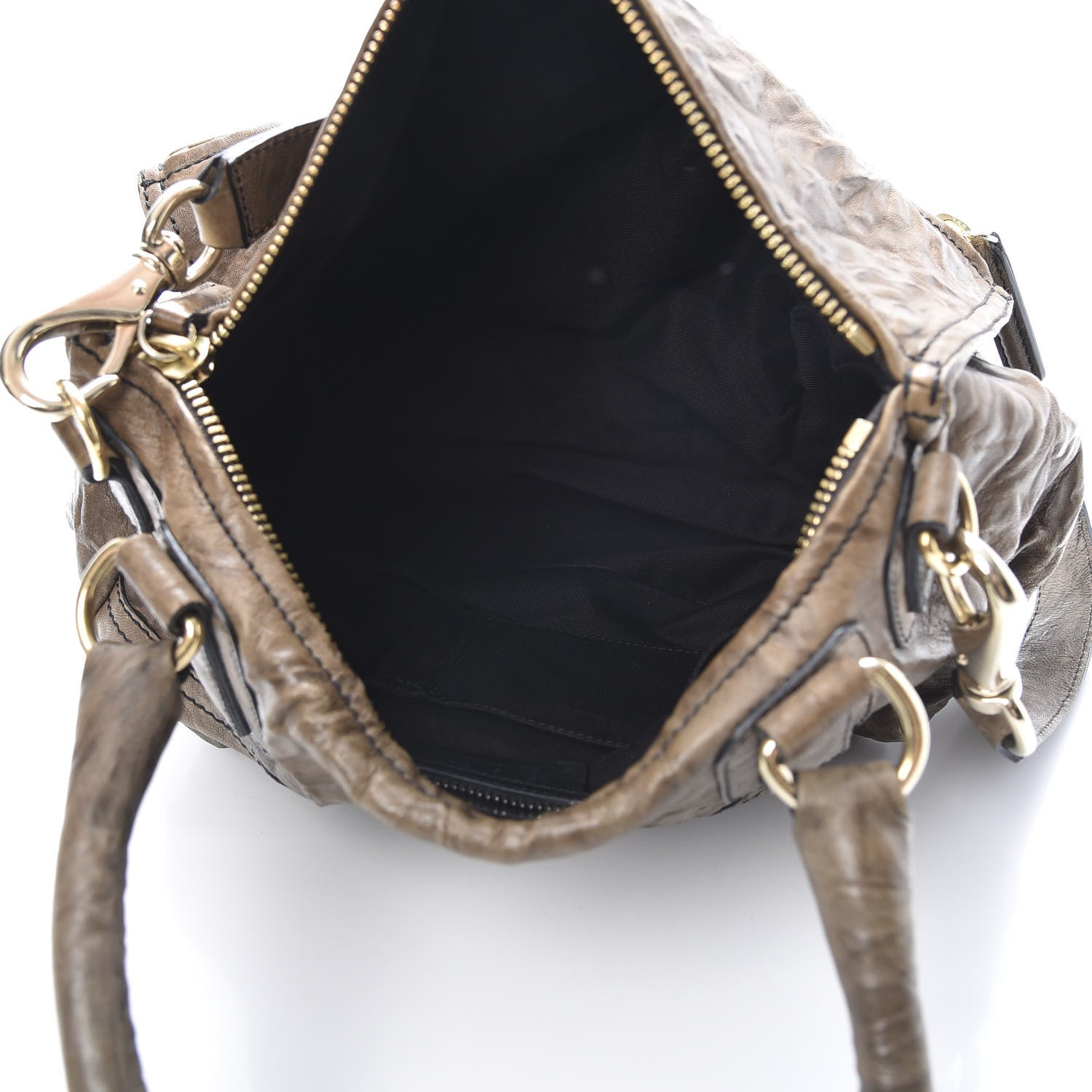 Givenchy Tumbled Sheepskin Medium Pandora Charcoal 5 of 16