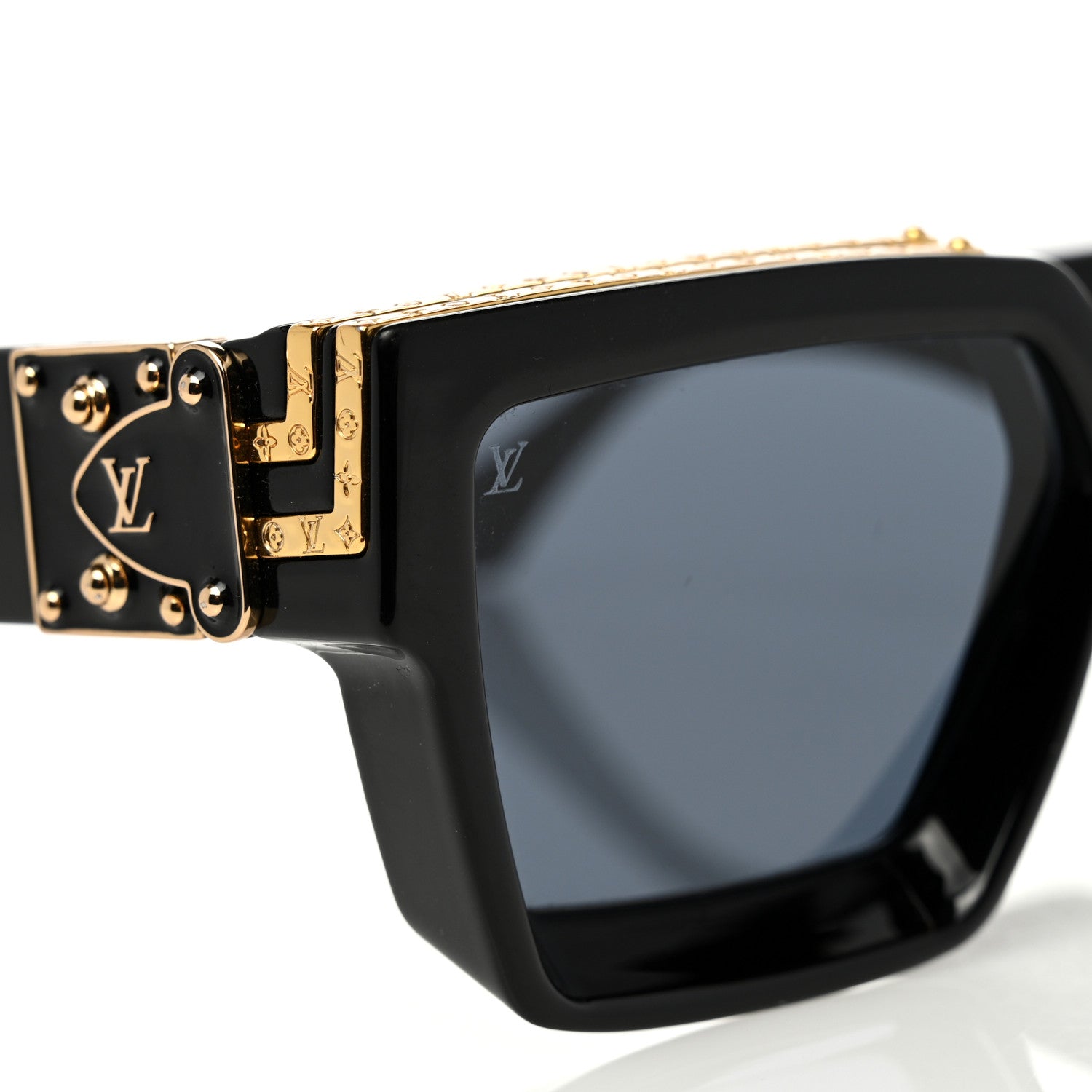 Louis Vuitton Acetate 1.1 Millionaires Sunglasses Z1165W Black 7 of 7