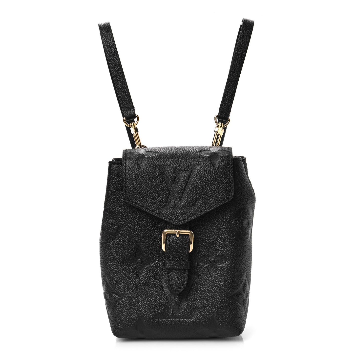 Empreinte Monogram Giant Tiny Backpack Black