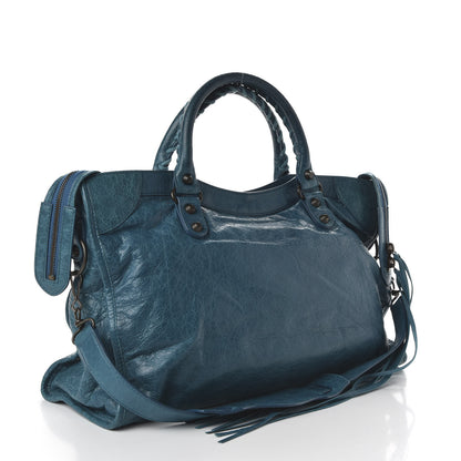 Balenciaga Agneau Classic City Hardware Lagon 4 of 11