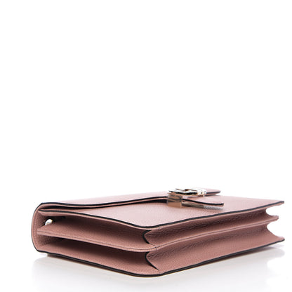 Gucci Dollar Calfskin Interlocking G Shoulder Bag Soft Pink 3 of 9