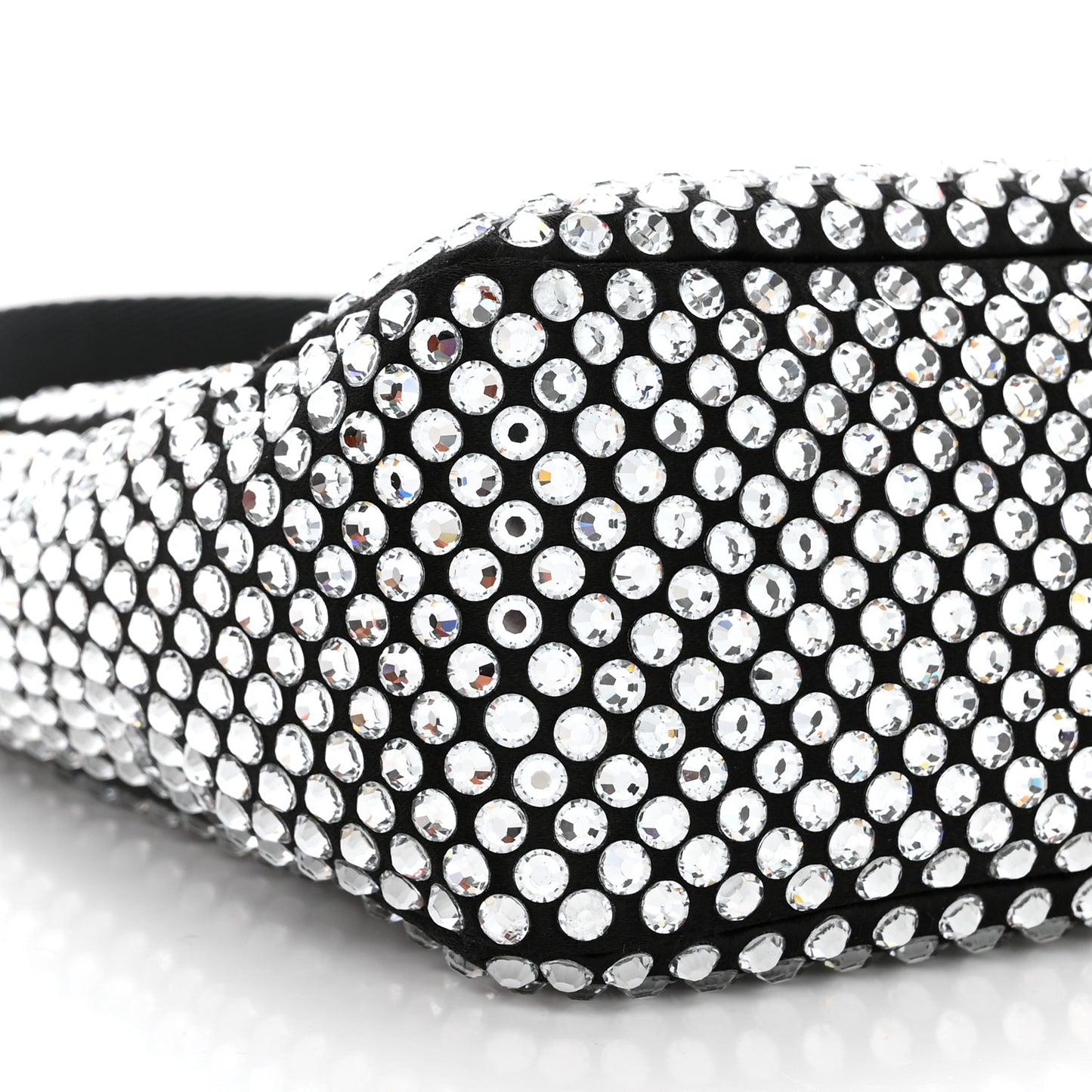 Satin Crystal Mini Re-Edition 2000 Bag Cristal