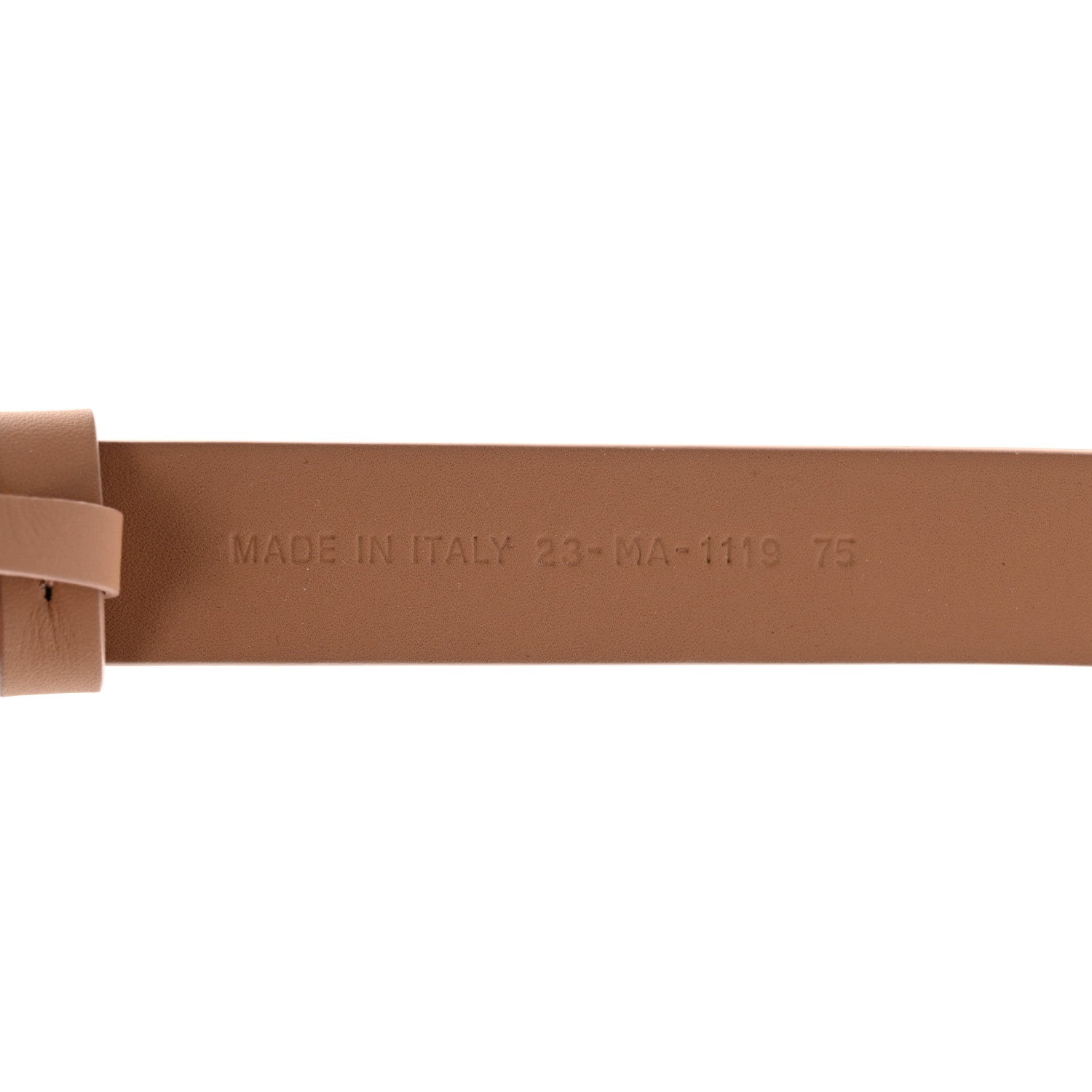 Christian Dior Ultra Matte Calfskin Saddle Belt 75 Rose Des Vents 5 of 6