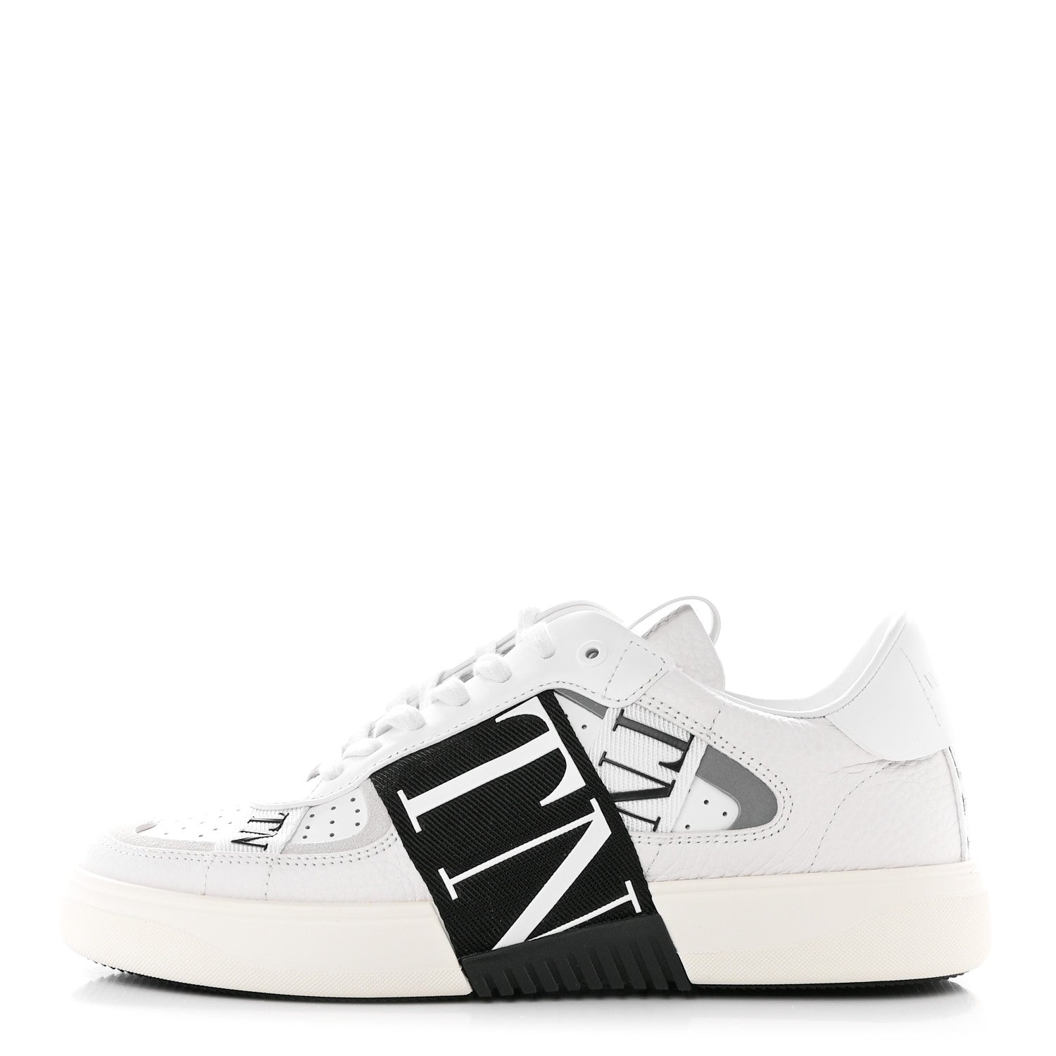 Valentino Garavani Calfskin Womens VL7N Sneakers 39.5 Black White 1 of 9