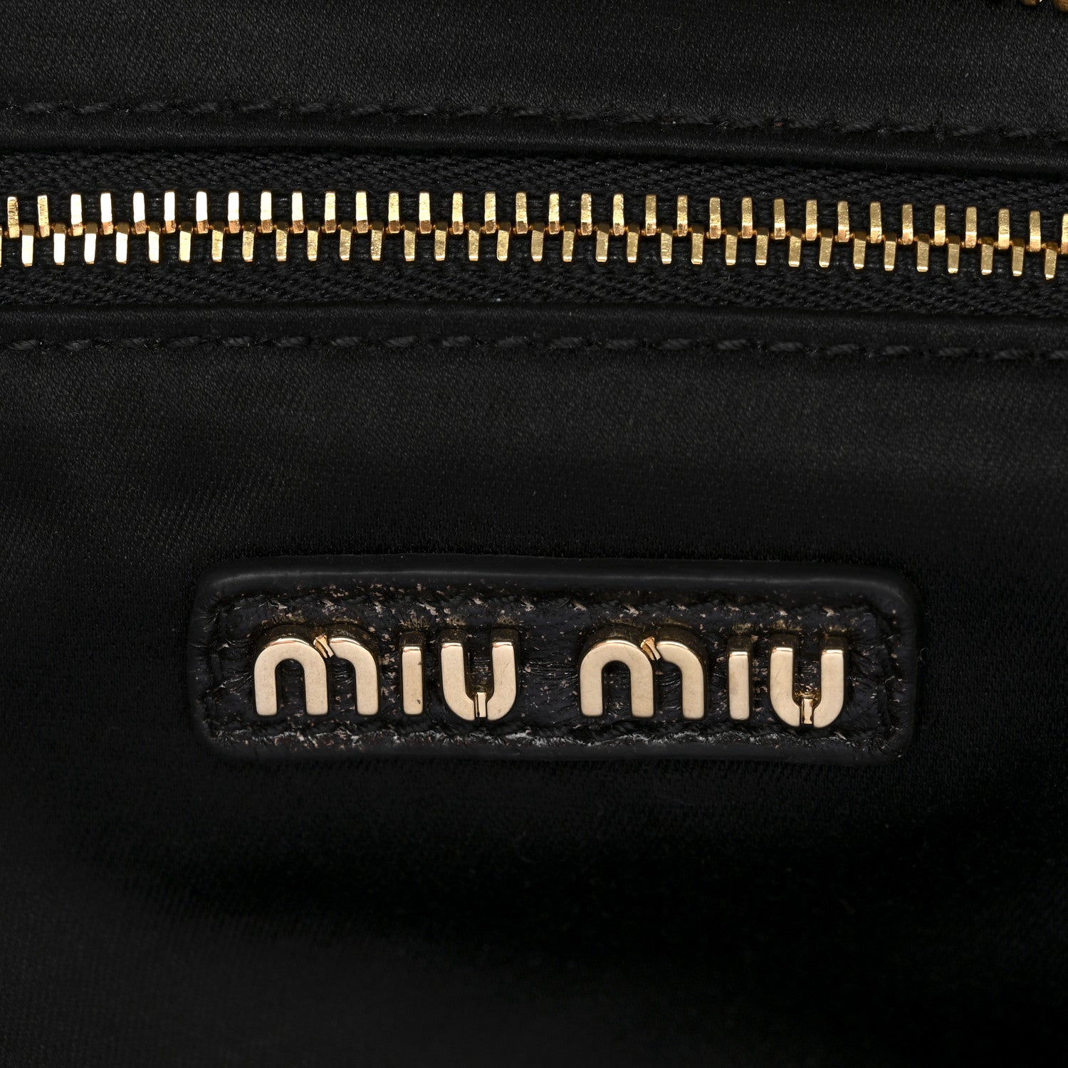 Miu Miu Nappa Old Hook Shoulder Bag Sabbia Caffe 6 of 11