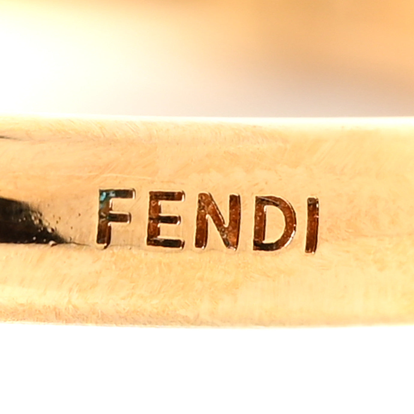 Fendi Nappa Metal F is Fendi Bracelet Oro Corteccia 6 of 7