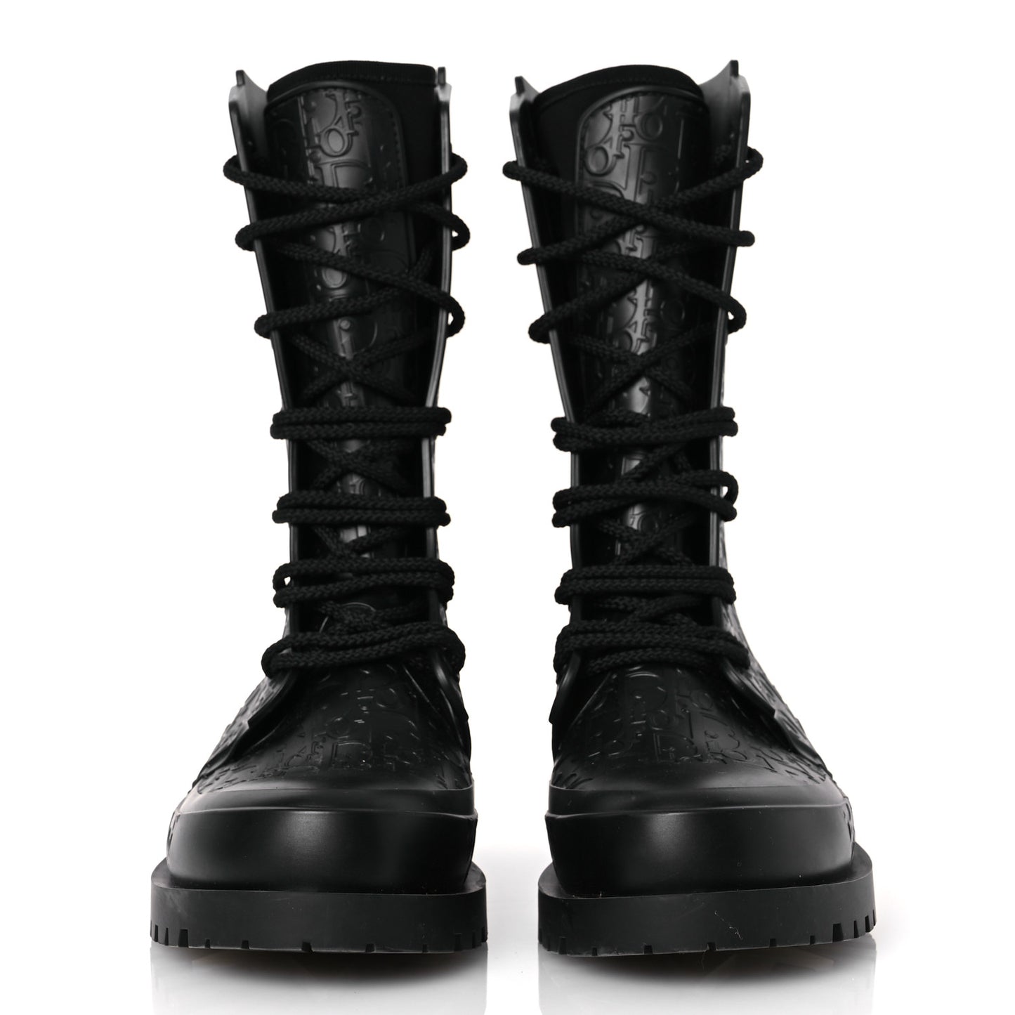 Oblique Rubber Diorcamp Boots 39 Black